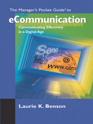 cover image of The Managers Pocket Guide to E-Communication